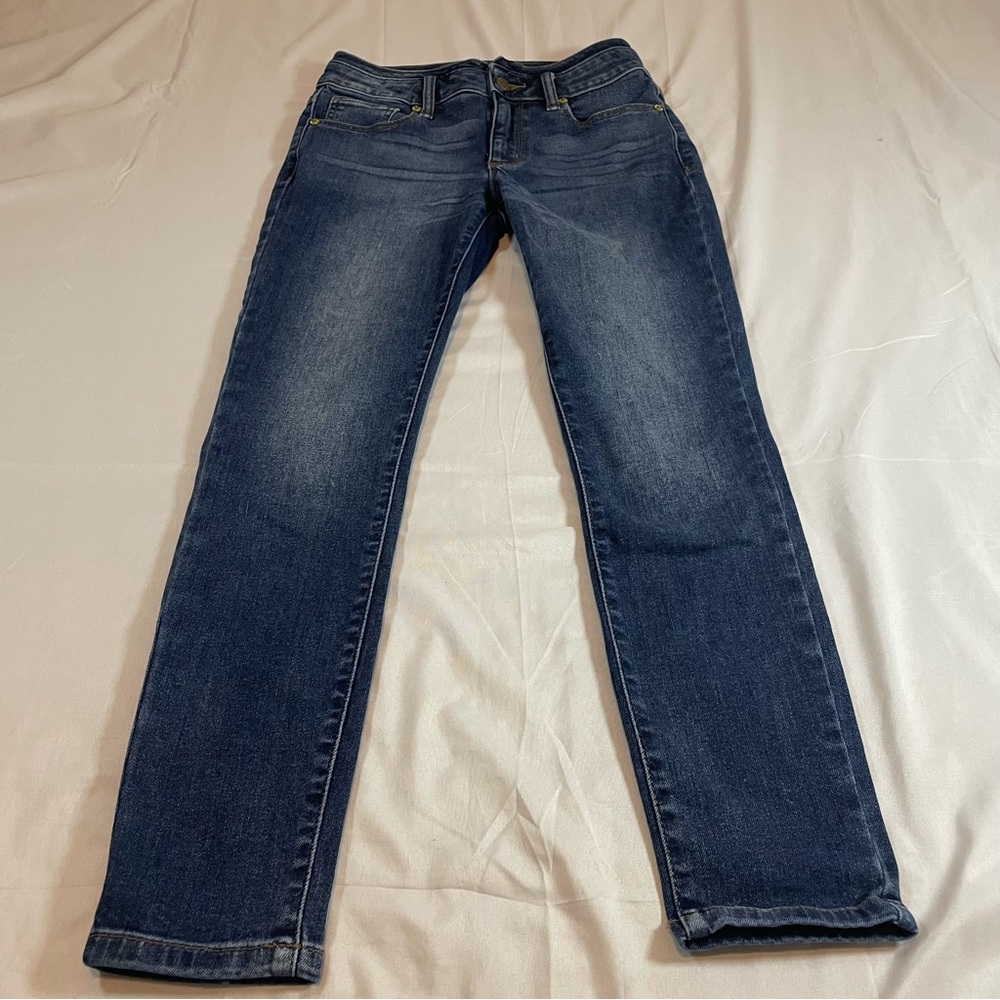 Miss Me Mid-Rise Ankle Skinny Jeans Dark Wash Size 25
